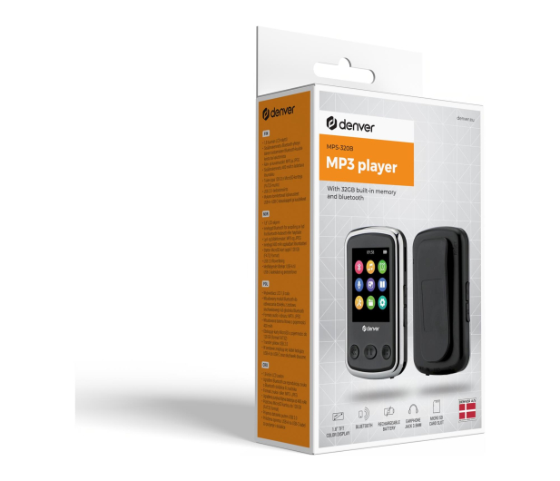 Denver Odtwarzacz MP3 Denver MPS-320B BT 1,7" 32GB czarny - 1535055 - zdjęcie 7